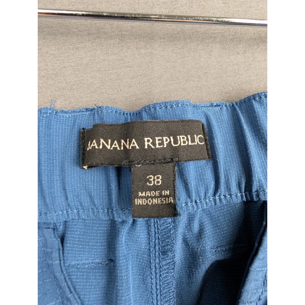 Banana Republic Mens Core Temp Blue Ripstop Performance‎ Golf Shorts Size 38